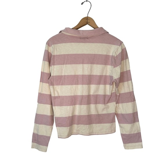 J. Crew | Striped Rugby Top Size Large - Picture 3 of 5